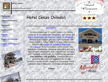 Tablet Screenshot of hotelcenzo.it